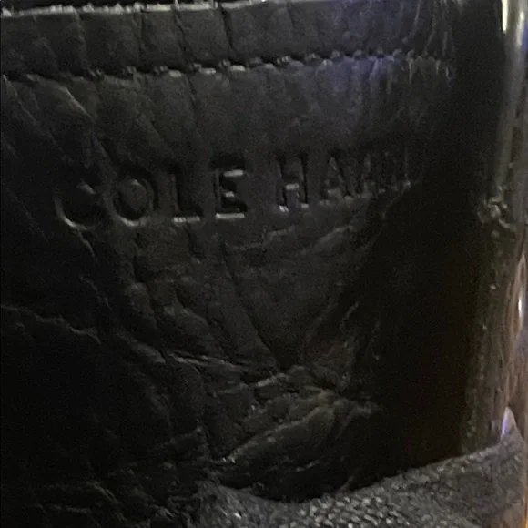 COLE HAAN Woodbury Black Leather Men's Boots Size 9M Retail $250 - Picture 6 of 8